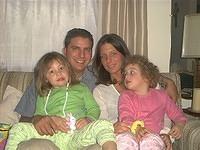Lindsey and Jeremy, and Monica's twins, Desiree and Jasmine - 3/31/02