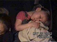 Carrie - asleep in the car - 5/22/02