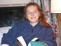 Mom reading.