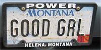 I wasn't lying, it's really my license plate :P - 10/6/02