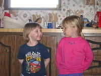 Kaytlin and Carrie - 4/7/03