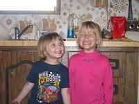 Kaytlin and Carrie - 4/7/03