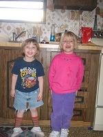 Kaytlin and Carrie - 4/7/03