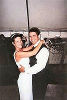 Lindsey and Jeremy share their first dance as bride and groom.