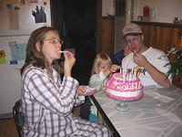 Mom, Carrie, Shawn