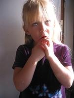 Carrie making a sillier face