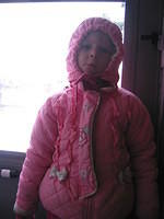 Carrie being annoyed with me for taking pictures ;)
