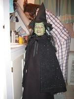 A witchy Carrie and Grandmom in the bathroom.