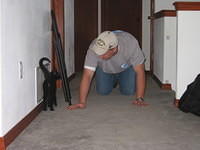 Ric playing with Rio. 10/5/03