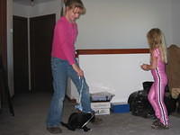 Brittany and Carrie's turn to wander off to play with Rio. 10/5/03
