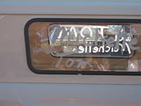 Someone wrote all over the windows. 10/4/03