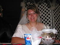 Michelle at the table