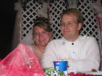 The happy couple. 10/4/03
