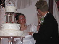Michelle feeds Shawn way too nicely. 10/4/03