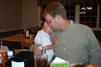 Carrie and her Uncle Shawn, looking cute. 10/3/03