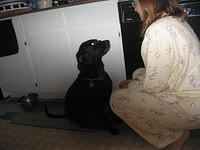 Ebbie and Mom - 9/13/03