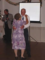 Gram and Pap dancing.