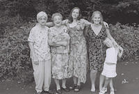 5 Generations-- Great Grandma Wolff, Gram, Mom, Paige, Carrie