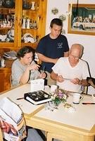Michelle, Kevin, and Pap