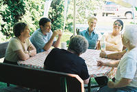 Aunt Suzy, Chris, Aunt Barb, Jennifer