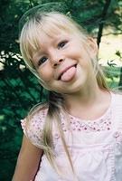 Carrie sticking her tongue out :P