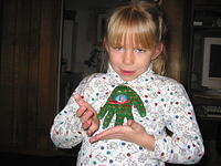 Carrie and the ornament again.