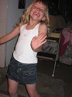 Carrie still dancing.
