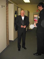 Pap, trying on his tux.