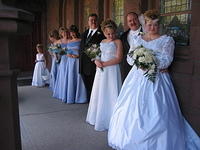 Carrie, Paige, Cindy, Carol, Bruce, Amber, Uncle Eric, and Aunt Dawn.