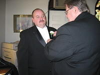 Eric and the best man, Bruce.