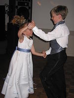 Carrie and Jimmy dancing