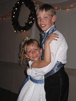 Carrie and Jimmy dancing.