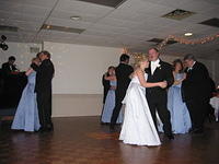 Everyone dancing.