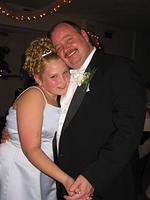 Amber with her new stepfather, Uncle Eric.