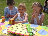 Carrie and Emma, the birthday girls