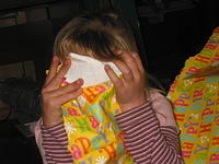 Carrie hiding