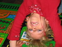 Carrie doing bridges again.