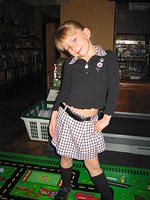 Carrie, before school.