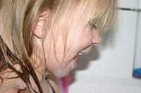 Carrie's bath.