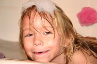Carrie's bath.