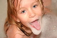 Carrie's bath.