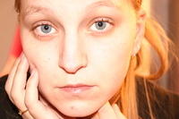 Me, looking completely unthrilled.