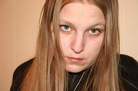 Me.  Mom says I look like I'm on drugs in this picture. :P  So I just HAD to upload it! ;)