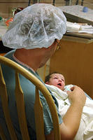 My brother Shawn, and my brand new niece Joleigh