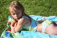 Carrie thought she might get a suntan