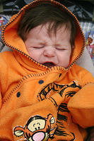 She was a little unhappy.