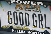 My license plates!