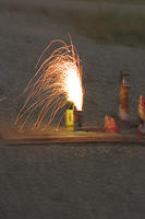 Experimenting with pictures of fireworks