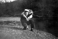 Gram and Pap - 1945